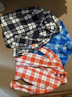 The Children's Place boys Plaid Flannel Shirts